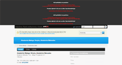 Desktop Screenshot of akademiamalegosmyka.erfp.pl